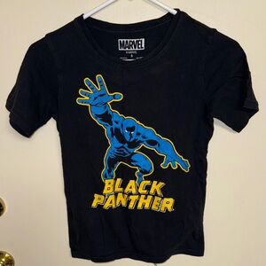 Marvel Black Panther Kids T-Shirt - Black and Blue